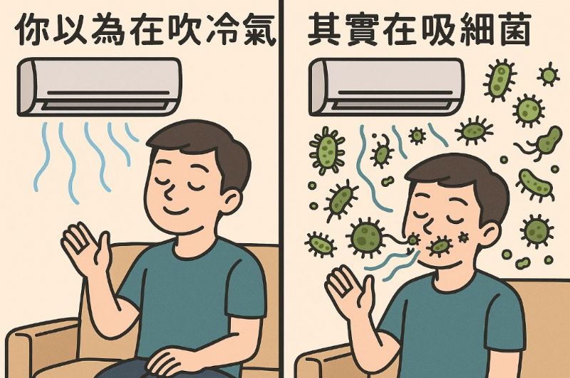 你以為在吹冷氣，其實在吸細菌？快學這5招清洗技巧！遠離髒空氣！